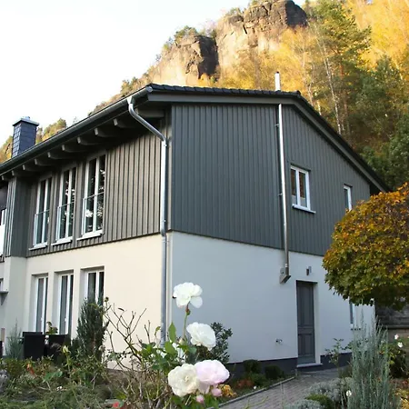 Haus Menuett Villa Bad Schandau Exterior photo